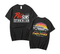 Manga Initial D T-Shirts Takumi Fujiwara Top Bunta Fujiwara Tee Ryousuke Takahashi Summer Top T-Shirts Japan Anime Initial D Clothing