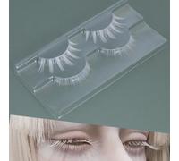 Manga Lashes Natural Wet Look Wispy Spiky Lashes 10 Pairs Anime Eyelashes Wispy Natural Lashes Extension Strip Thai Fake Eye Lashes Handmade Thick Soft Fake Eyelashes(A02)