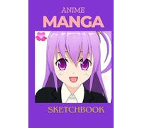 manga sketchbook: anime girls drawing notes