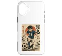 Manga Soccer Striker Football Player, Japanese Anime Style Case for iPhone 16 Plus