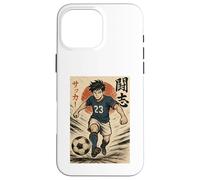 Manga Soccer Striker Football Player, Japanese Anime Style Case for iPhone 16 Pro Max