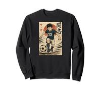 Manga Soccer Striker Football Player, Japanese Anime Style Sweatshirt