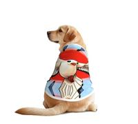 Manga Style White Dove Dog Shirt Vest Dog Clothes- Breathable Cooling for Big Dogs, Sun Protection Comfort Wear for Golden Retriever, Husky, Alaska Outdoor Activities 3X-Large