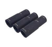 Manganese Phosphate Coated Flip Socket Set 1/2 Drive | 3-piece set, 18.5x19.5/20.5x21.5/17.5x16.5mm, high torque capacity, for durable Cr-MO steel, essential for mechanics