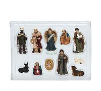 Manger Jesus Nativity Scene Statue Home Decorations Ornament Tabletop Nativity Set Figures Sculpture Catholic Pendant Church, Hight 3cm Art collection