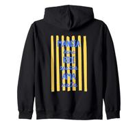 Mangia Bene Ridi Spesso Ama Molto Motivational Zip Hoodie