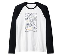 Mangia Italian Food Lover's Delight Raglan Baseball Tee
