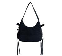 MANGMAO Cute Purses Small Shoulder Bag for Women Y2k Purse Crescent Bag Bow Purse Red Purse Coquette Purse Y2k Accessories, Black, One Size