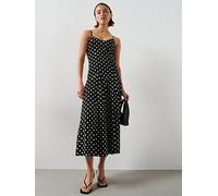 Mango A-Line Dress With Godets, Black, Size S, Women Black