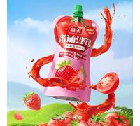 Mango banana strawberry tomato sauce,fruit tomato sauce,Condiments,Tomato Puree,French fries dipping sauce,seasoning,noodles sauce,bread bread sauce,barbecue sauce (Strawberry flavor,1bag)