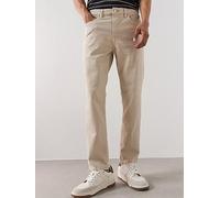 Mango Bec Straight Fit Jeans, Beige, Size 30, Men Beige