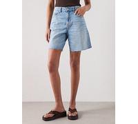 Mango Bermuda Shorts Anne, Blue, Size 6, Women Blue