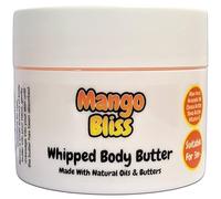 Mango Bliss Whipped Body Butter - 150g - Natural Oils and Butters - Fruity Scent - Vegan Friendly - Puddle of Wax - Made in the UK