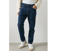 Mango Bob Straight Fit Jeans, Blue, Size 30, Men Blue