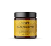 Mango Body Butter 250g - Grapefruit Scent | Anti-Aging Moisturizer with Rosehip, Evening Primrose & Vitamin E | Deep Hydration for Dry & Mature Skin | Toriara Naturals