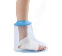 Mango Drum Waterproof Foot Cast Cover for Shower - Comfortable, Reusable Protector for Adult Ankle, or Bandages - Watertight Cast Bag for Broken Foot & Wound Care - Durable, Easy to Use Design