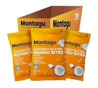 Mango Fruit Bites 50g 10 Pack Probiotic Enriched, Healthy Gummy Candy, Natural Fruit Snacks & Chewy Bites (Coconut)