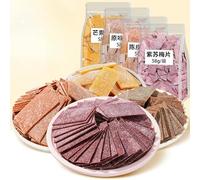 Mango Fruit Flavor Plum Slices,Japanese Dried Prunes Cakes,Preserved Plum Strips,Sweet and Sour Candied Fruit,Casual Dim Sum,Chinese Specialty Candy Food,Leisure Snacks,Vegan (Mango flavor,4bag)