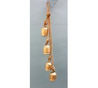 Mango Gifts tin bells, cowbells, Indian bells for crafts (Cow Bells set of 4)