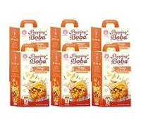 Mango Green Tea Popping Boba Kit - DIY Bubble Tea Kit (Makes 3, 6, 9, or 18 drinks) Includes Cups, Straws, Popping Boba & Syrup (6 (18 servings), Mango)