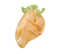 Mango Hair Clip,Mango Claw Clip,Fruit Shape Hair Claw Clips,Cellulose Acetate Hair Clips,Big Hair Claws for Girl (Mango)
