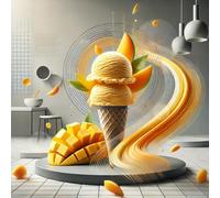 Mango Ice Cream Ice Flavor Concentrate - Vegan - Sasami - 10ml