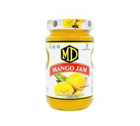 Mango Jam 500g - MD - A Sweet & Fragrant Tropical Preserve Made with Real Mango - Perfect for Toast, Baking, Spreading and as a Dessert Topping - Glass Jar
