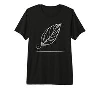 Mango Leaf Line Art Tropical Premium T-Shirt