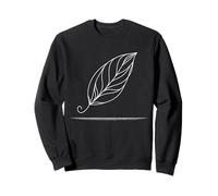 Mango Leaf Line Art Tropical Sweatshirt