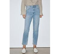 Mango Newmom Comfort High-Rise Jeans, Blue, Size Xxl, Women Blue