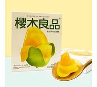Mango Peelable Gummy, Mango Soft Candy, 90g/box, Independent Packaging,Mango Juice Gummy, Grapes Peaches Sweet Candy, Sweet and Sour Snacks Candy Gifts for Children Party (Green Mango Flavor,1box)