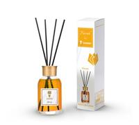 Mango Reed Diffuser, 100ml Home Fragrance with 4 Natural Bamboo Sticks - Long-Lasting Aromat