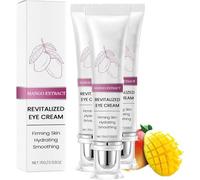 Mango Revitalize Eye Cream, Eyelift Serum, Hyaluronic Acid Repair Cream, Mango Activating And Firming Eye Cream, Repairing Dark Circles Bag, Fine Lines Care & Under-Eye Nourishment (3 Pcs)