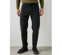 Mango Sammy Straight Fit Jeans, Black, Size 34, Men Black