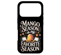 Mango Season My Favorite Tropical Fruit Lover Funny Gift Case for iPhone 17 Pro