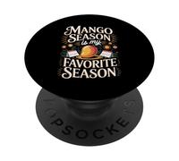 Mango Season My Favorite Tropical Fruit Lover Funny Gift PopSockets Adhesive PopGrip
