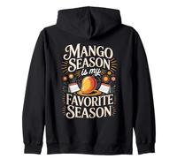 Mango Season My Favorite Tropical Fruit Lover Funny Gift Zip Hoodie