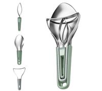 Mango Slicer - Multi-Function Stainless Steel Peeler | Fruit Slicer and Pitter for Avocado, Kiwi, Cantaloupe, Indoor and Outdoor