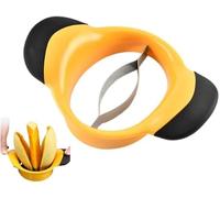 Mango Slicer Splitter Peeler Pit Remover Tool Blade Full Skin Peeling Non Slip Handle BPA Free Fruit Divider for Mango Pineapple Peach Apple Kitchen Use (1pcs)