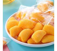 Mango soft candy (100/500/1000g) fruit flavored candy, Wedding candies,Sweets Gifts,Gummy Candy,sweet and sour mango cake,delicious snack gifts,fruit snacks,instant food (100G)