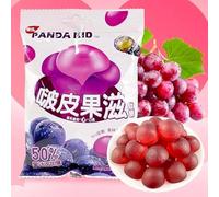 Mango Soft Fudge,white Peach Milk Gummy Chewing Candy,Grape Grape Gumdrop Sugar,Chewy Gumdrop,Assorted Juice Flavor Sweets,Chinese Snacks,healthy and Nutritious Desserts (Grape flavor70g,2bag)