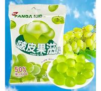 Mango Soft Fudge,white Peach Milk Gummy Chewing Candy,Grape Gumdrop Sugar,Chewy Gumdrop,Assorted Juice Flavor Sweets,Chinese Snacks,healthy and Nutritious Desserts (Green grape70g,8bag)