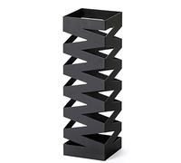 Mango Steam Square Tall 20 Inches Umbrella Holder (Zig-Zag Black)