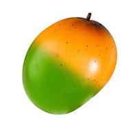 Mango Stress Ball, Sensory Color Changing Simulation Fruit, 7x5x4cm, Slow Rising Kneading Fidget, Soft Thermoplastic Rubber, For Adults Home Office School Study Work Travel Long Trips Classroom Prizes