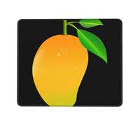 Mango Thick Desk Pad Mouse Mat with Lock Stitch Edge, Stable Non-Slip Surface for Computer Use