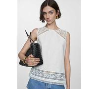 Mango Top Farfa White