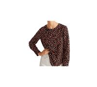 Mango Womens Loose Patterned Blouse XS