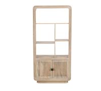 Mango Wood Bookcase - Hudson Carved