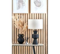 Mango Wood Contemporary Table Lamp Base black