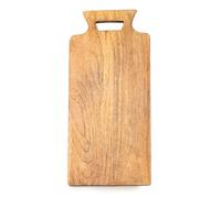 Mango Wood Grazing Paddle Board, Long Serving Board with Handle (Medium H 2cm x W 37.5cm x D 17.5cm)